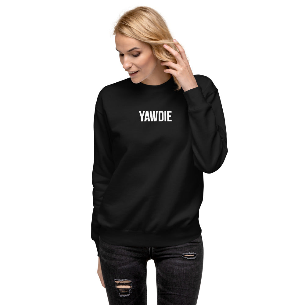 Yawdie Black Unisex Fleece Pullover