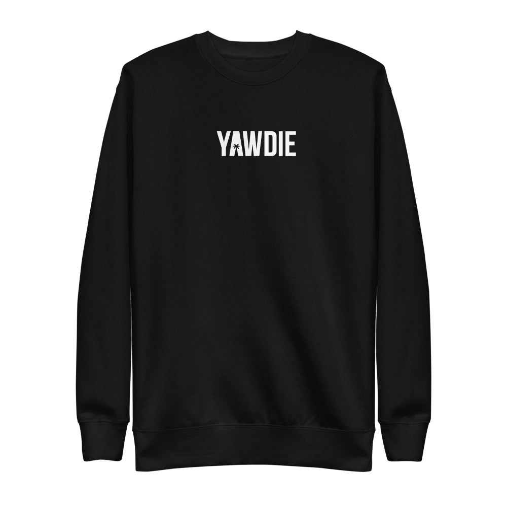 Yawdie Black Unisex Fleece Pullover