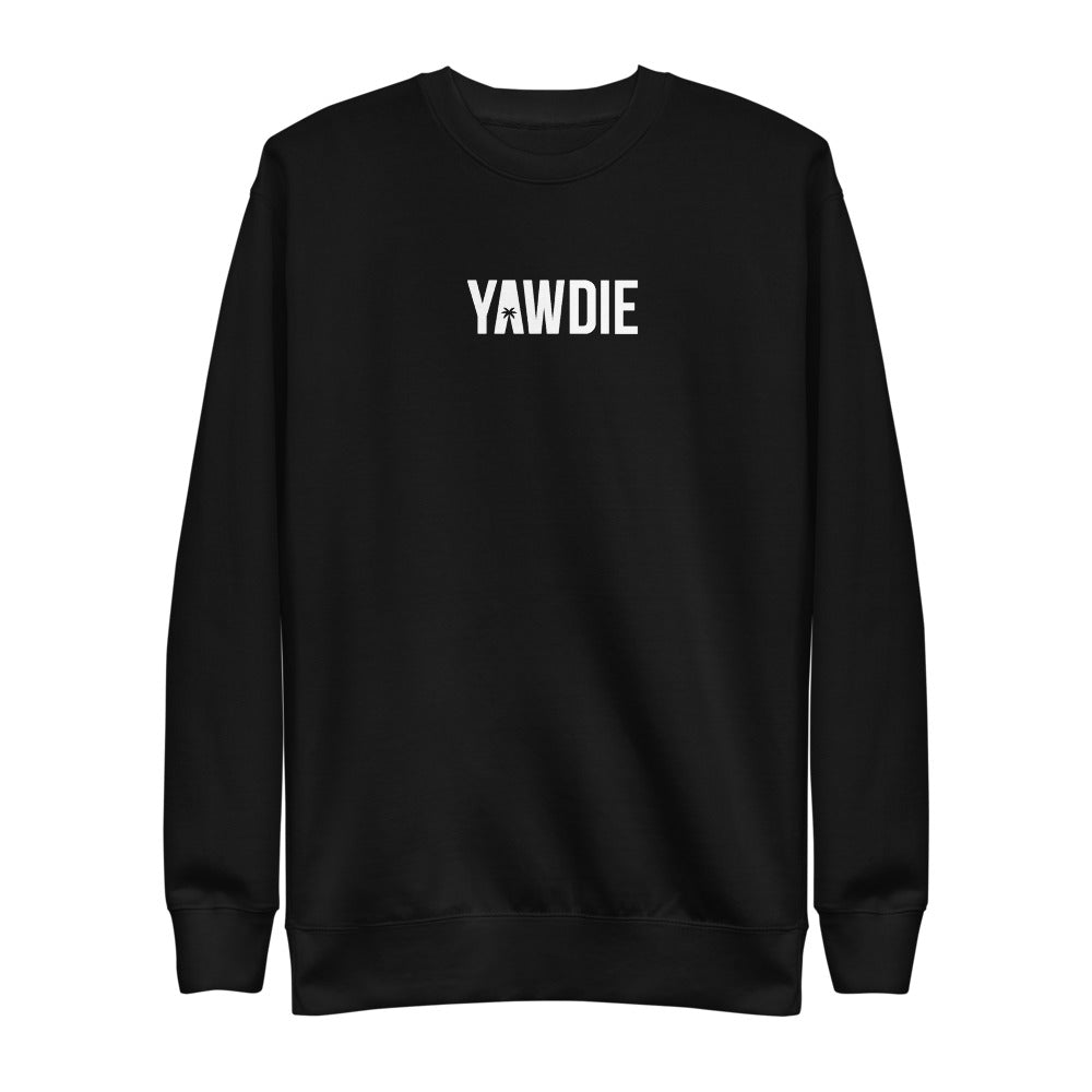 Yawdie Black Unisex Fleece Pullover