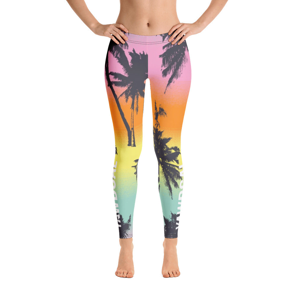 Yawdgal Palm Tree Leggings